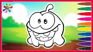 Рисуем АМ НЯМ .мультик.Draw OM NOM/.Раскраски для детей. Рисуем АМ НЯМ .мультик.Draw OM NOM/.Раскраски для детей.