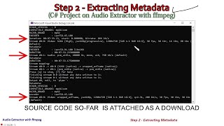 Step 2 - Extracting Metadata | C# Console Project on Extracting Audio from a Video File