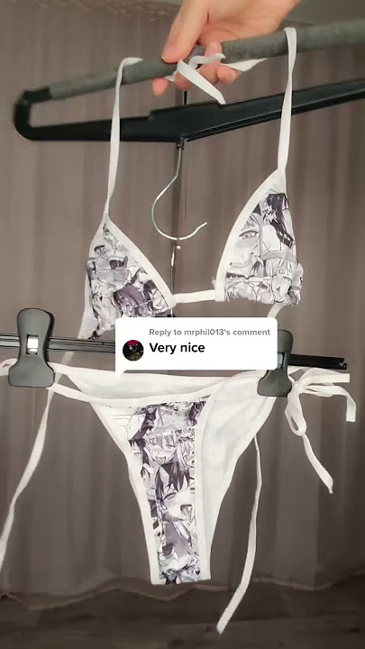 Anime Bikini from Japan with Ecchi Hentai Anime Ahegao Manga Print #shorts