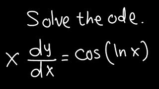 Separable differential equations example 5/11
