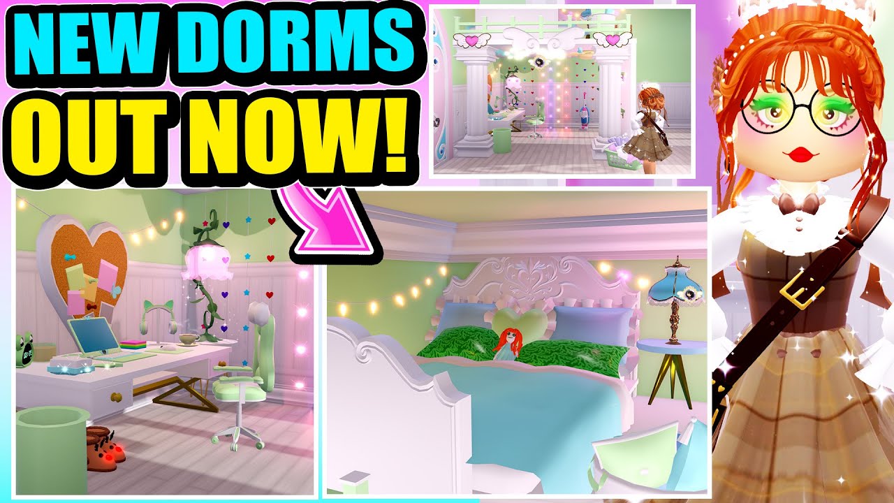 NEW CASTLE DORMS OUT NOW! Fully Customisable Dorms In CAMPUS 3! Royale ...