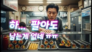 [김밥집] 재료값 다올라 장사해도 남는건 눈물뿐....