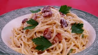 Spaghetti alla Carbonara: Recipe: Pasta Carbonara: How To: Diane Kometa - Dishin With Di  # 155