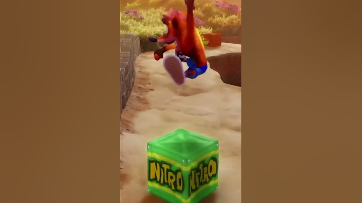 ¿Se Puede TOCAR una NITRO En Crash Bandicoot? (DATO CURIOSO) #Shorts