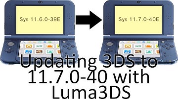 Updating 3DS to 11.7.0-40 with Luma3DS