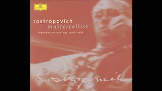 [HQ]Rachmaninoff Cello Sonata, Rostropovich 1956