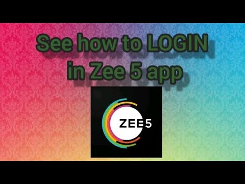 See how to Login in ZEE 5 app in 2 mins??