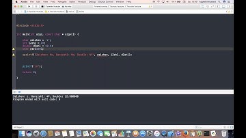 C Programmieren mit Xcode - Was macht sprintf()?