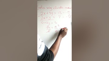 Solve the simultaneous equation #viral #subscribe #viralvideo #maths #mathtrick #highlights