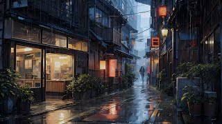 Calming Atmosphere with Piano Music and Rain Soundsfor Deep Sleep and Relaxation