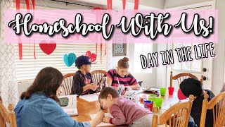 HOMESCHOOL DAY IN THE LIFE || COLLAB || HOT-MESS DAY || DITL