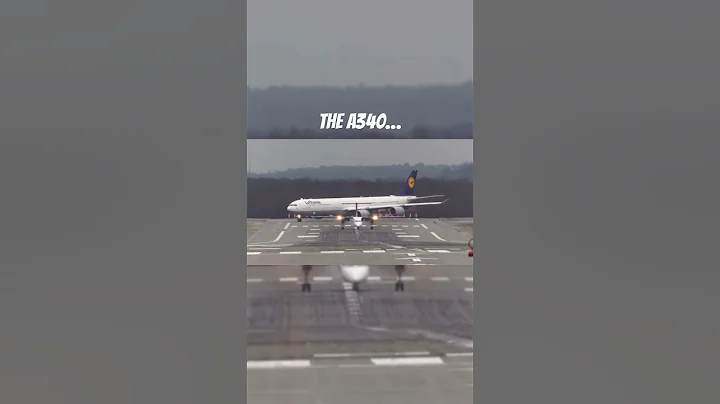 The true size of the airbus A340 #aviation #avgeeks #airplane  #airbus #a340