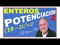 Potenciación con Números Enteros 2
