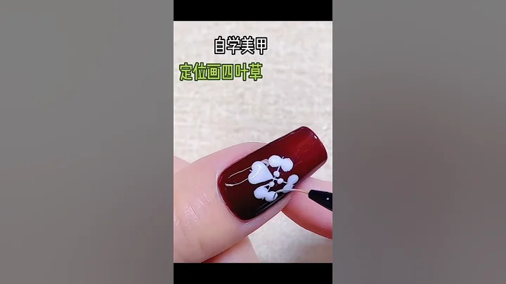 four leaf clover 🍀 full nail tutorial #shorts