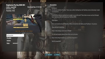 Fallout 4 mod review Diaphanous Pip Boy 8000 XB1