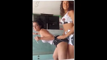 Malu trevajo twerks on girlfriend