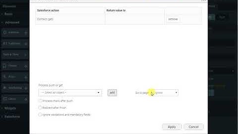 Use custom button on a form to perform Salesforce and other actions