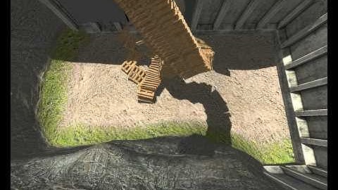 Pallets with shadow mapping + instancing shader and physX