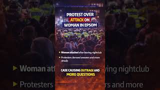 Protesters demand answers from police after woman raped by several men in Epsom