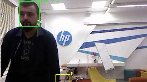Face detection and tracking results