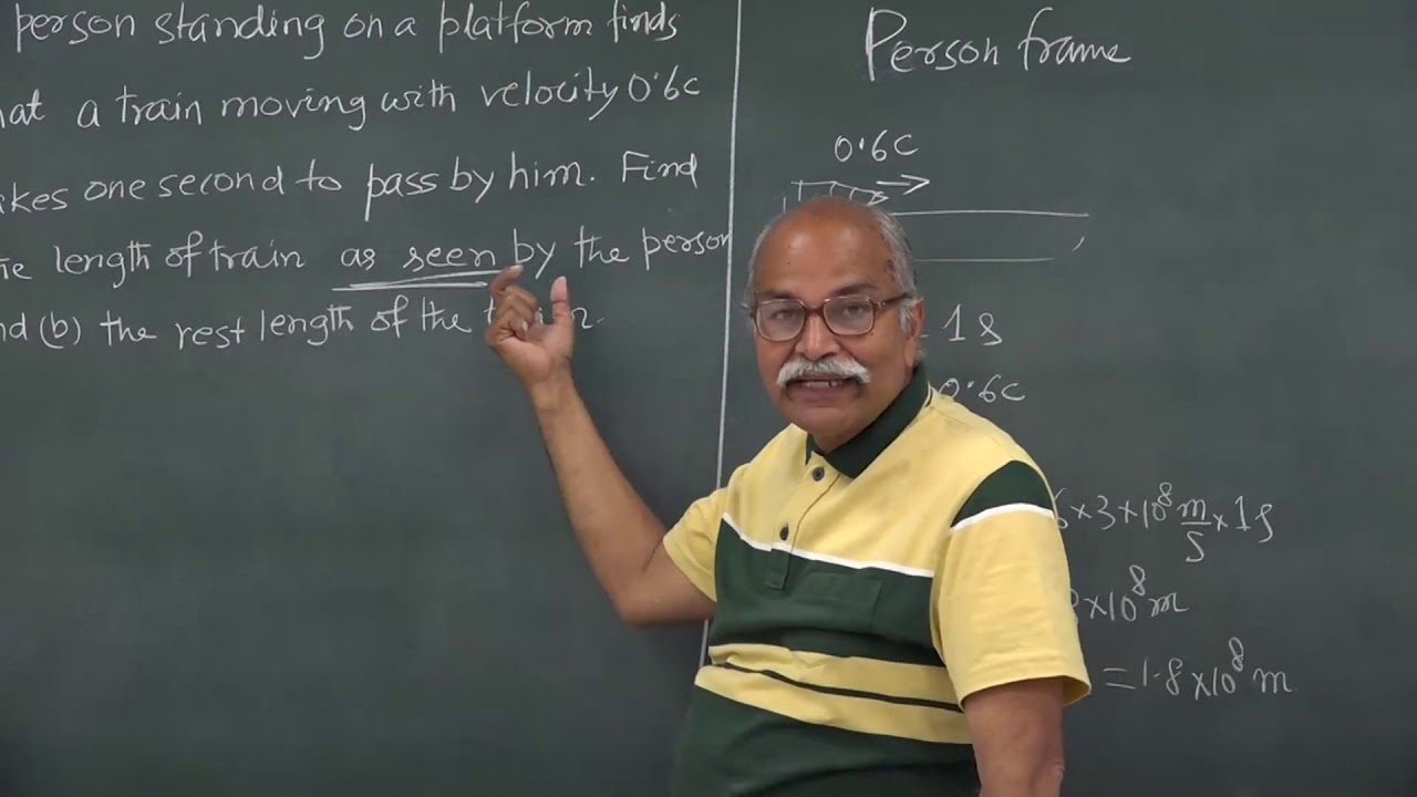W4-01 Problem Solution-1 #Relativity #Physicslectures