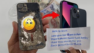 😱 Can i Restore iPhone 13 Cracked And Buried in the Mud..... ?? 😢