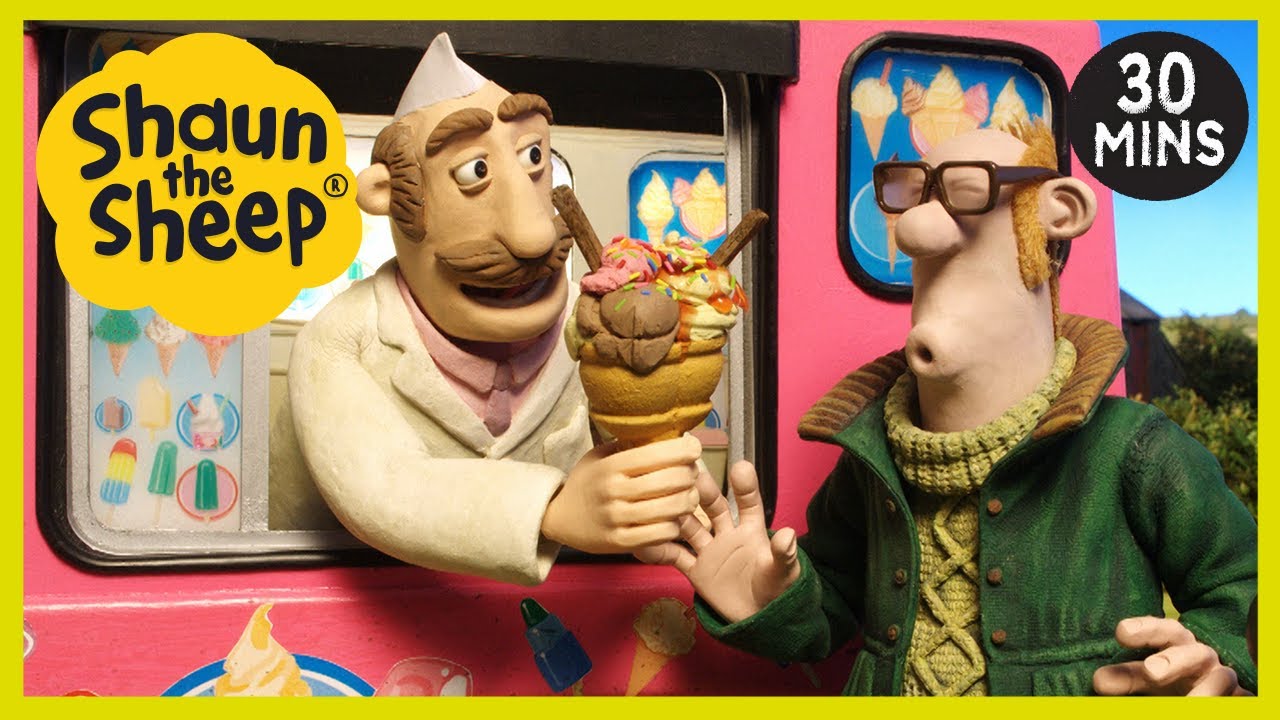 ⁣Summer Sun and Ice Cream 😎🍦 Shaun the Sheep Full Episodes 🐑 Cartoons for Kids