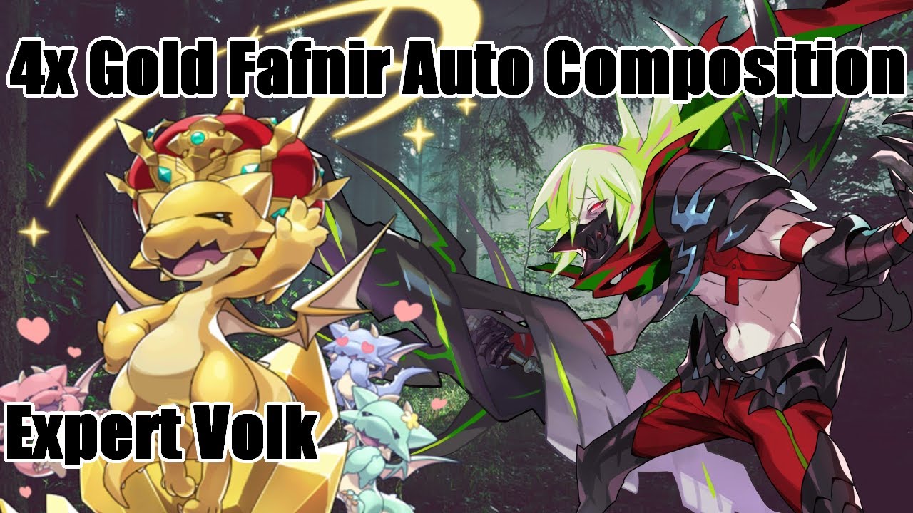  FULL AUTO 4x Gold Fafnir Expert Volk Dragalia Lost YouTube