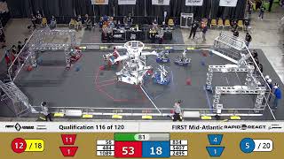 QM116   2022 FIRST Mid Atlantic District Championship