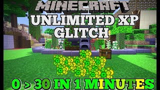Minecraft Working Unlimited XP Glitch/Xp bank/Very Easy by BarnzyMC  22,953 views 4 years ago 4 minutes, 37 seconds