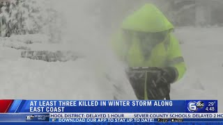 Vaccinations resume as not-quite-historic snowstorm fades