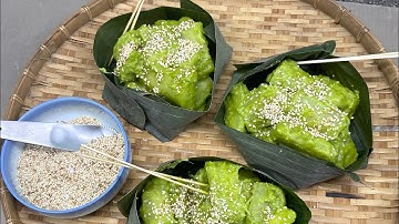 Khoai mì hấp cốt dừa lá dứa..😜🌺