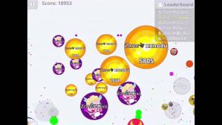 Agar.io mobile - Win/Fail Compilation | Split running | Zone clan