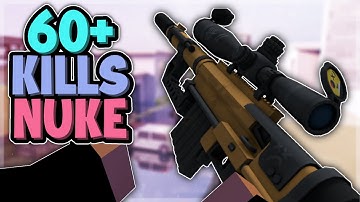 Insane Sniper Nuke on Krunker.io 60+ Kills!!! (Krunker)