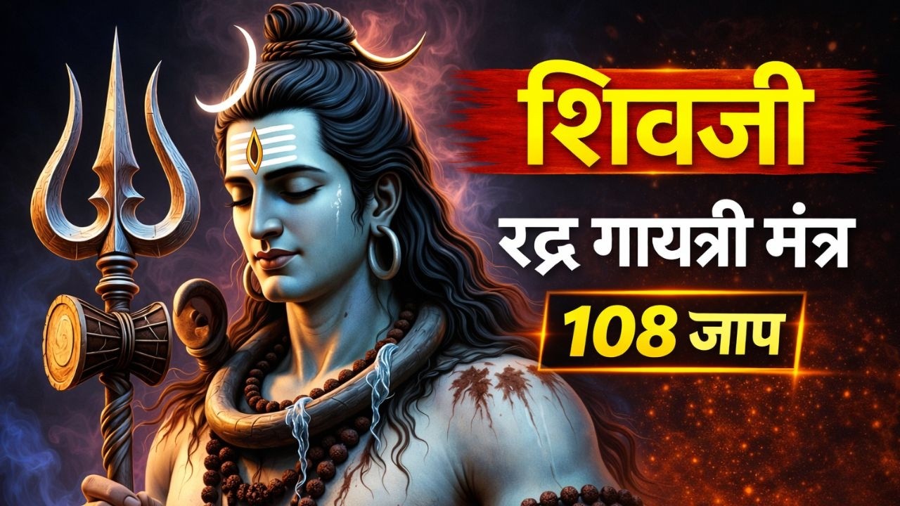Om Tatpurushaya Vidmahe 108 Times | Rudra Gayatri Mantra Jaap | Mahadev Powerful Shiva Mantra