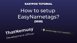 How to setup EasyPOS EasyNametags