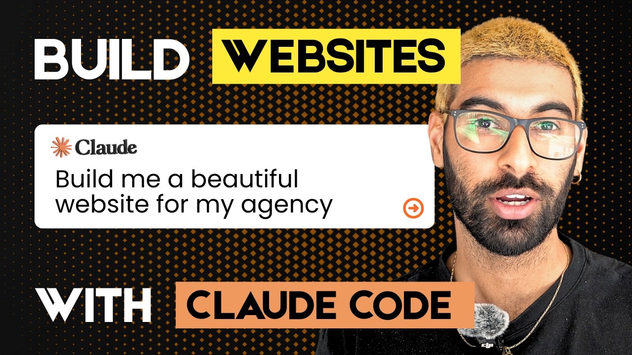 How to use Claude Code to build a Website - Frontend Design Skill - YouTube