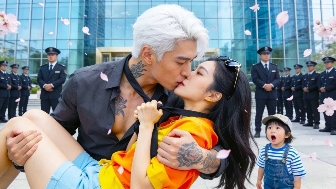 Une pauvre fille renverse le PDG froid, vole son baiser en public.Son fils crie:Qu'elle soit ma mère