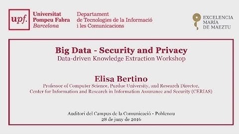 Big Data - Security and Privacy
