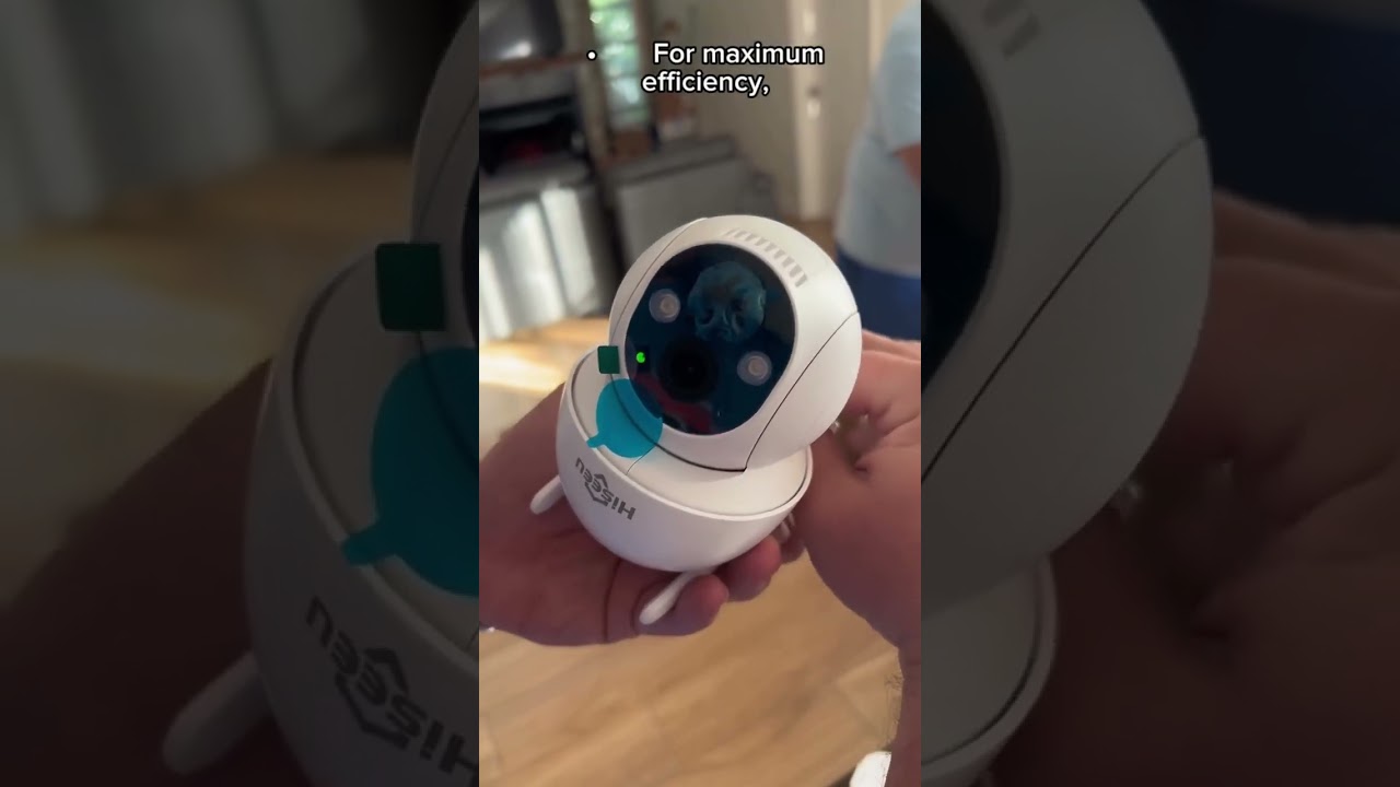 Hiseeu Solar Camera Wireless Outdoor, Home Security Camera System, 2.4G & 5G WiFi, 4MP 4 Cam-Kit