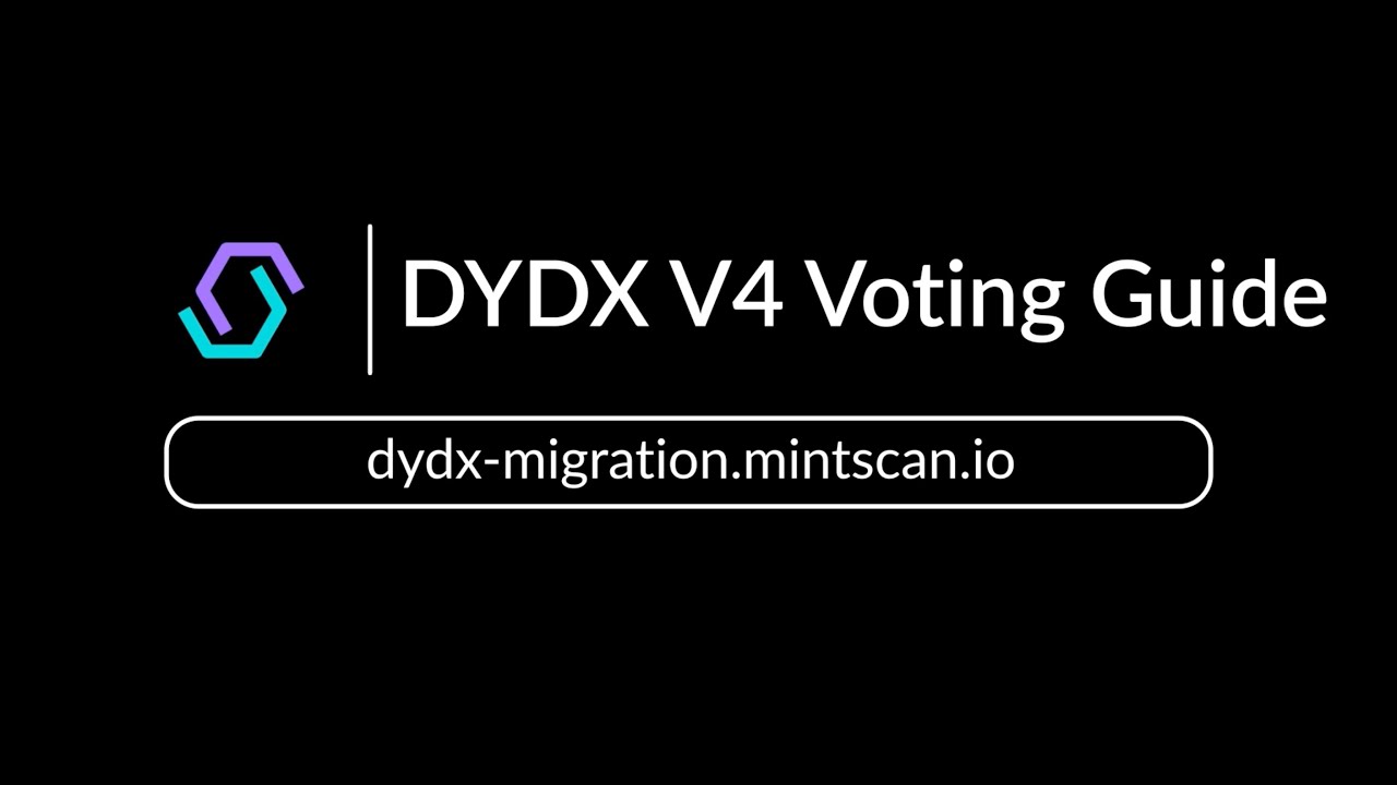 DYDX V4 Governance Voting Guide with Metamask - YouTube
