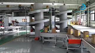 Autoamtic carton transition empty carton box feeding conveyor customized lifting up conveyor