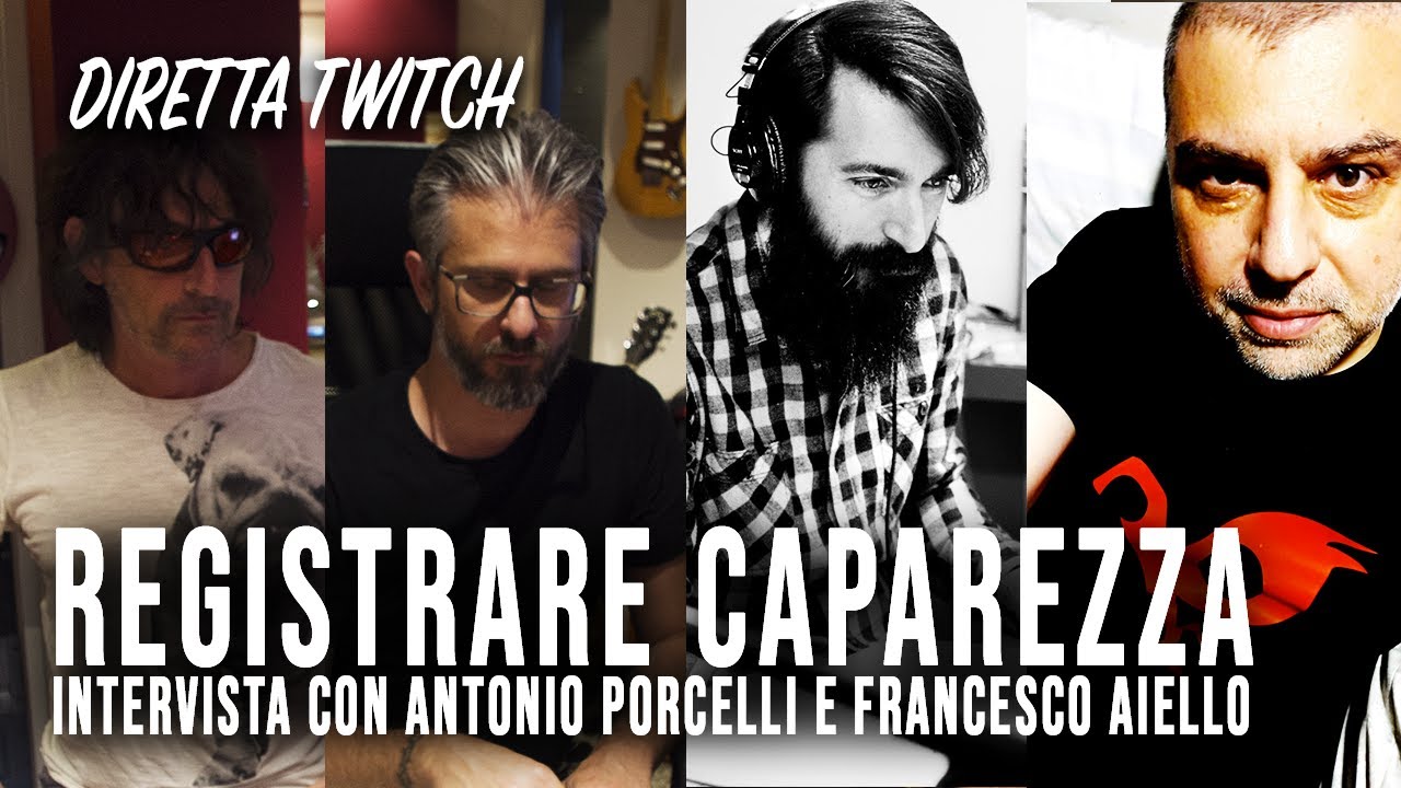 Registrare Caparezza - Intervista con Antonio Porcelli e Francesco ...