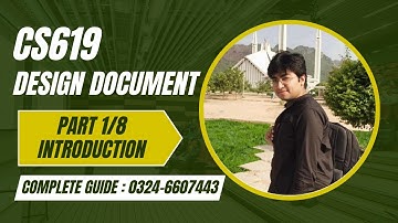 CS619 Design Document Complete Guide Fall 2025 || Part 1 || Introduction to Design Document