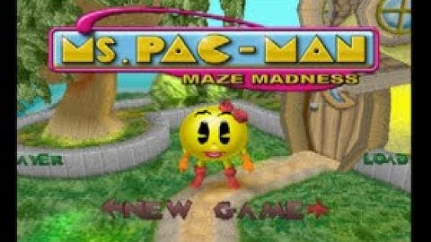 Ms Pac-Man Maze Madness (Playstation 1) First Stage