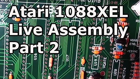 Atari 1088XEL Mini-ITX board assembly: part 2 (resistors, transistors, etc)