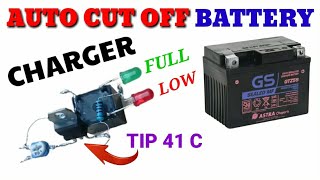 cara membuat auto cut off charger aki