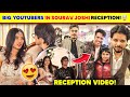 OMG!🤯 Youtubers In Sourav Joshi Vlogs Wedding Reception😱| Sourav Joshi Reception Video |Sourav Joshi