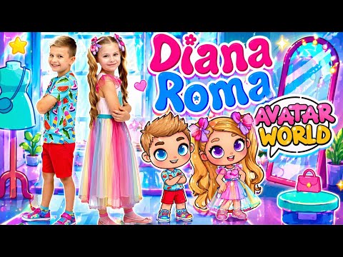 I made Diana & Roma Become Avatar World Characters! 💓💙 Cute Makeover Challenge