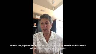 Marguerite - My advice to leaky home owners